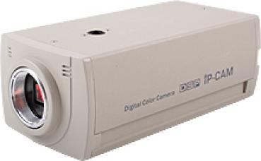 IP-Farbkamera, CS-mount, 12V DC/230V AC, 520TVL, D1, 720x576, RJ45, für manuelles Obj.