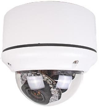 2MP Vand.-LED-T/N-PoE-Kuppelkam., Echtzeit, H.264, ONVIF, mSD-Slot, 1080p, Vario 9-22mm, IP66