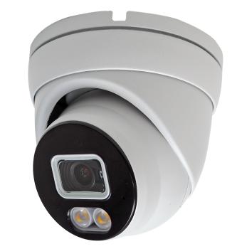 1/2.7" 4in1 5MP Kompakt-Kuppelkamera, 2,8mm (88°) F1.0, IR 30m, Weißlicht 25m, IP66, Außen
