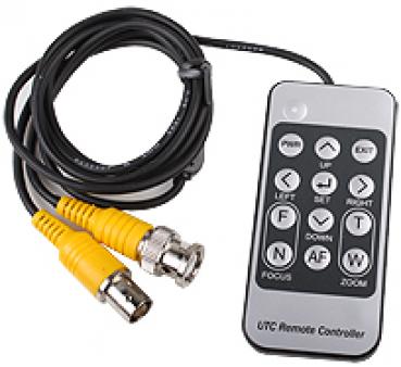 Koaxialkabel-OSD-Bedienteil für UTC-Kameras, inkl. Batterie und Anschlussstecker