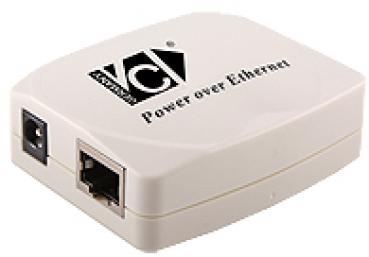 PoE-Splitter (48V/12V DC), Trennung von TCP/IP-Signal und 12V DC an Kameraseite