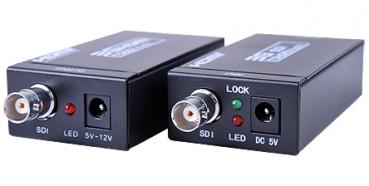 HDMI-Koaxübertrager-Set, aktiv, HDMI-SDI-HDMI, SAT KK100-68 bis100m, inkl. 5V DC Netzteil